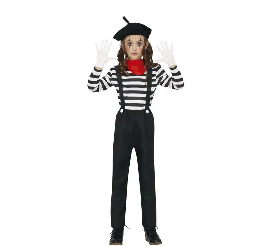 Translation missing: de.Disfraz de Mimo Parisino para niños