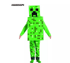 Minecraft- Kostüm Grüner Creeper für Jungen
