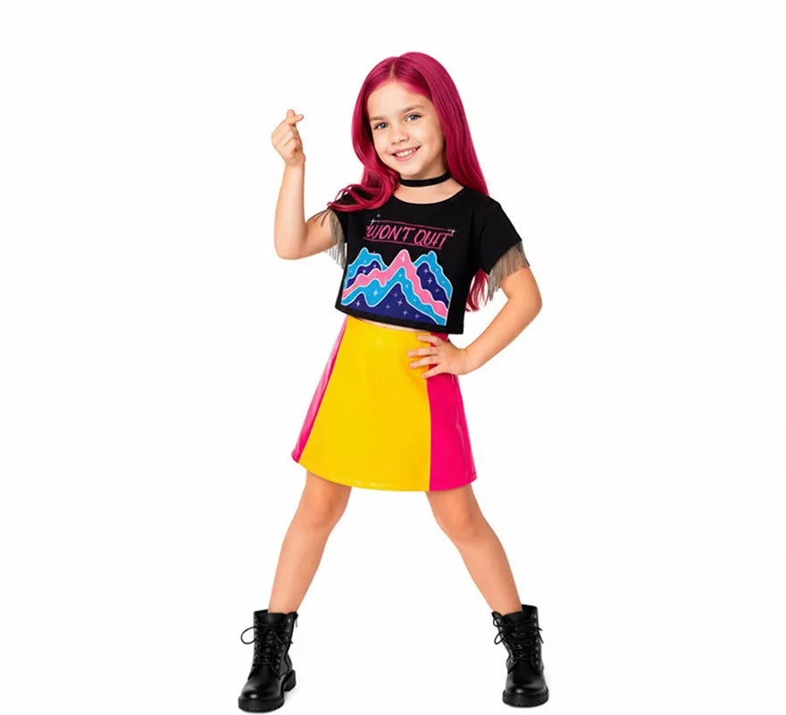 Disfraz de Cantante K-Pop poison classic para niña