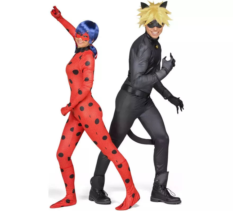 Translation missing: de.Disfraz de Miraculous Ladybug con peluca para mujer