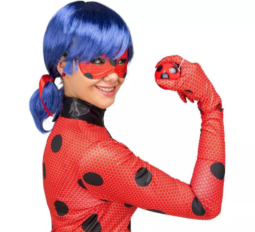 Translation missing: de.Disfraz de Miraculous Ladybug con peluca para mujer