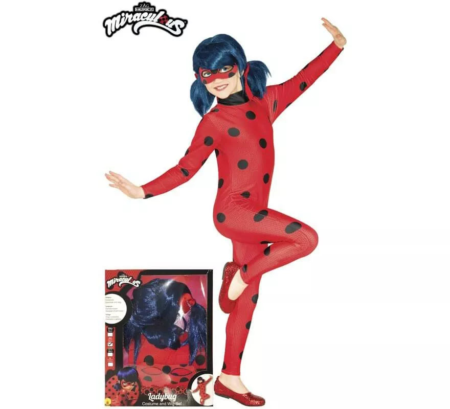 Translation missing: de.Disfraz de Miraculous Ladybug para niña