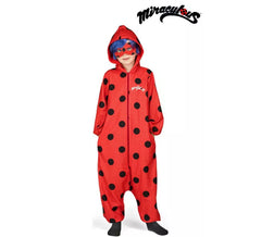 Wunderbares Marienkäfer Pyjama Kostüm mit Perücke für Mädchen
