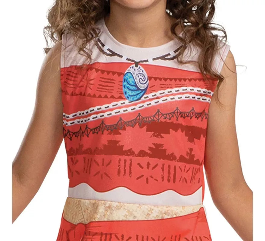 Translation missing: de.Disfraz de Moana Vaiana básico plus para niña