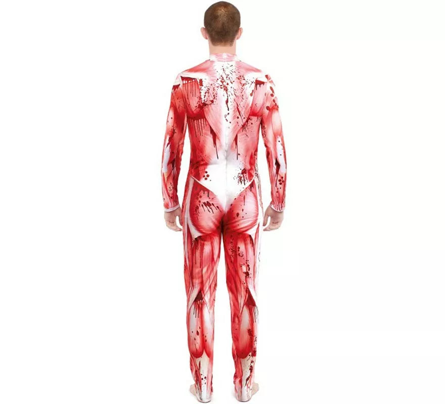 Translation missing: de.Disfraz de Modelo Anatómico con Músculos para hombre