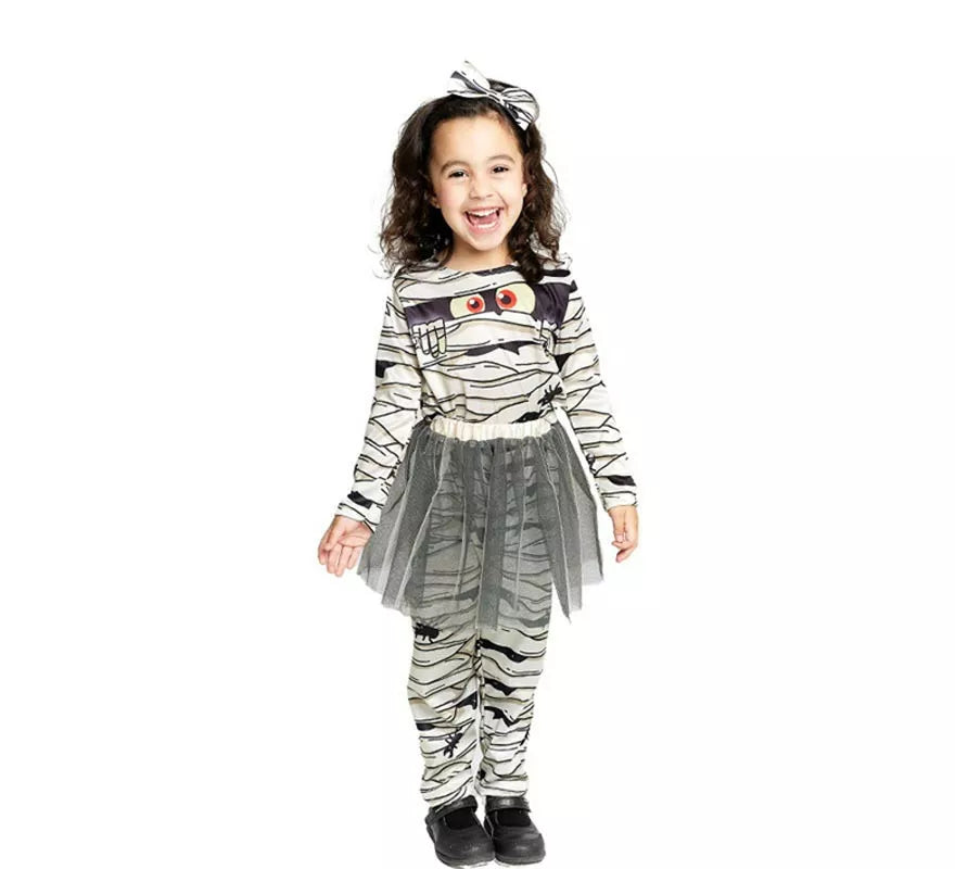 Translation missing: de.Disfraz de Momia con diadema y tutú para bebé y niña