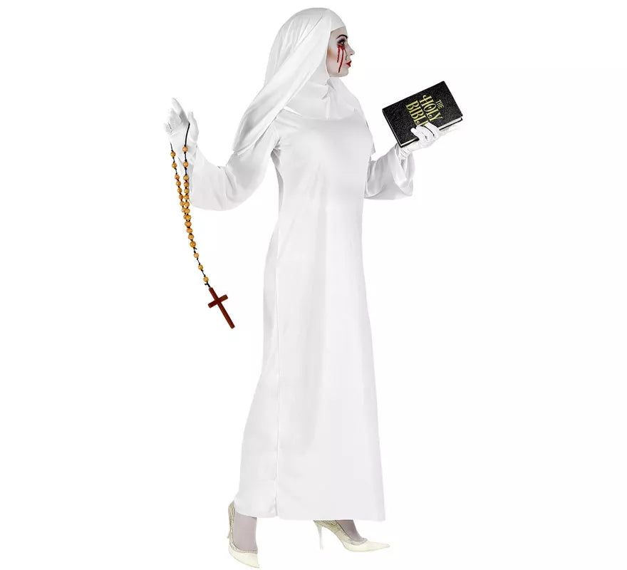 Translation missing: de.Disfraz de Monja Blanca para mujer