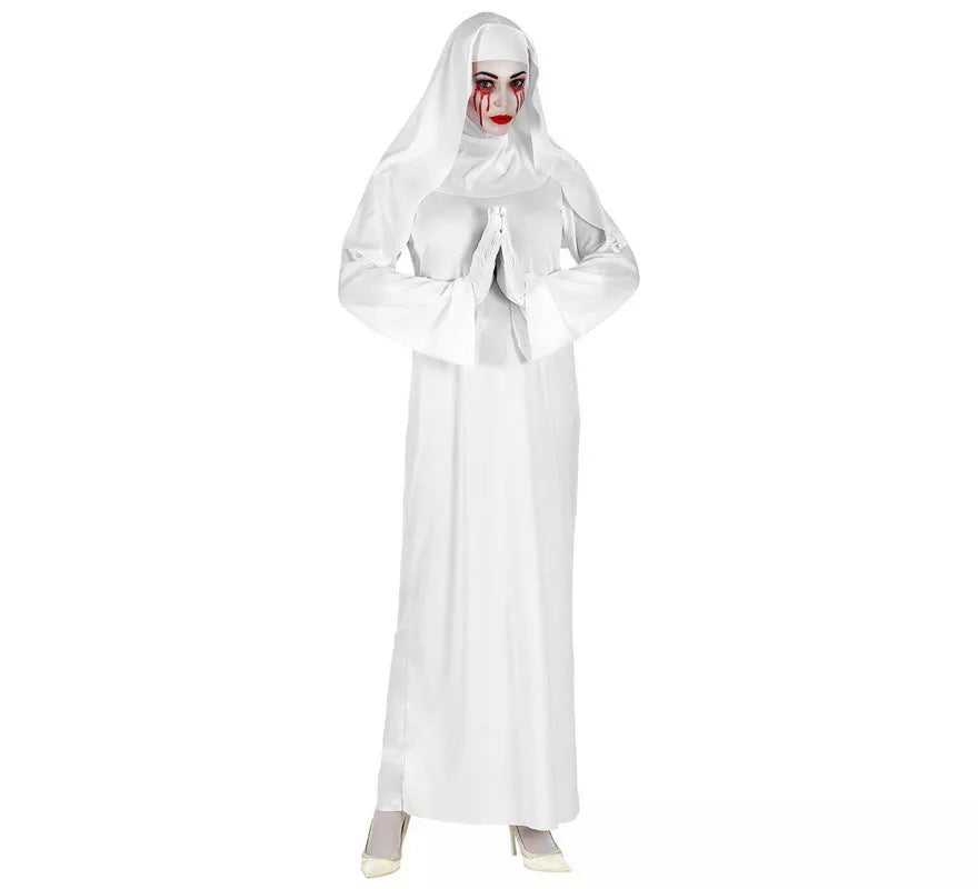 Translation missing: de.Disfraz de Monja Blanca para mujer