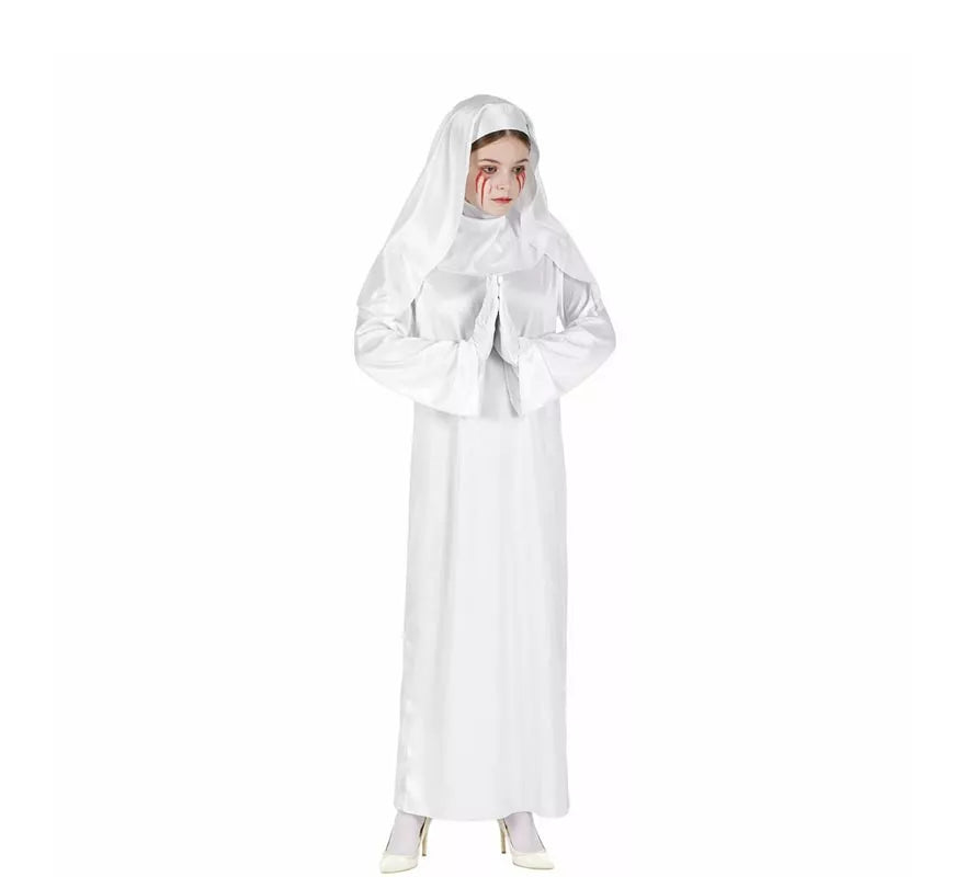 Translation missing: de.Disfraz de Monja Blanca para mujer