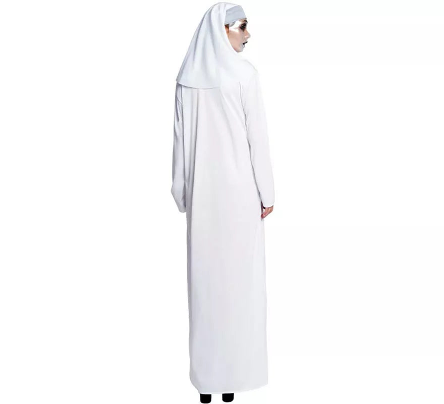 Disfraz de Monja blanca para mujer