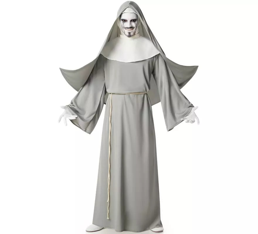 Translation missing: de.Disfraz de Monja gris para hombre