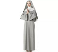 Disfraz de Monja gris para mujer