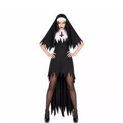 Verfluchte Nonne Kostüm für Damen
