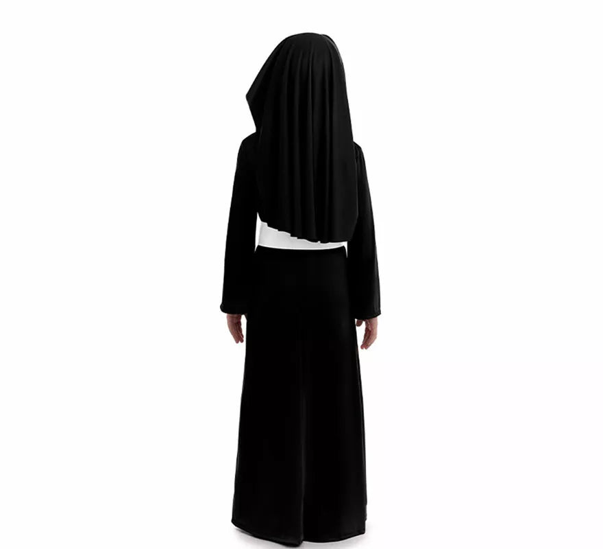 Disfraz de Monja negra para niña