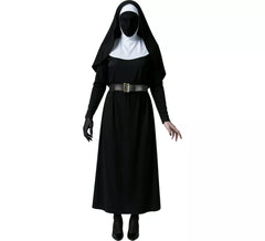 Dunkles Nonne-Kostüm für Damen