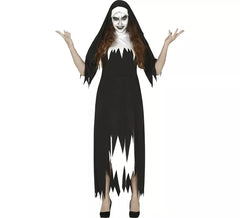 Zombie-Nonnenkostüm für Damen