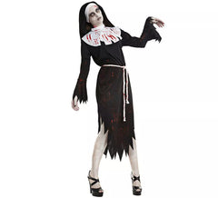 Zombie Nonne Kostüm für Damen