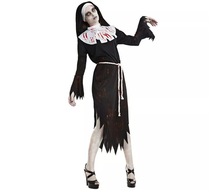 Translation missing: de.Disfraz de Monja Zombie para mujer
