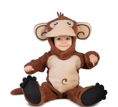 Affenkostüm mit Hut und Schwanz für Baby und Kinder