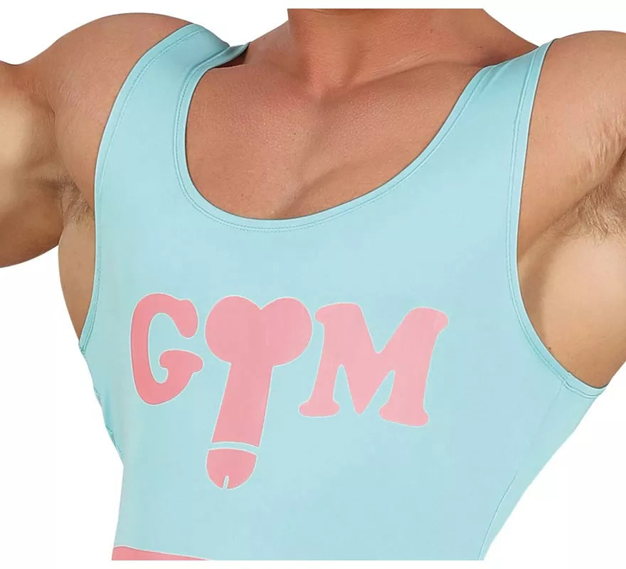 Translation missing: de.Disfraz de Mono de Estiramiento de Gimnasta para hombre
