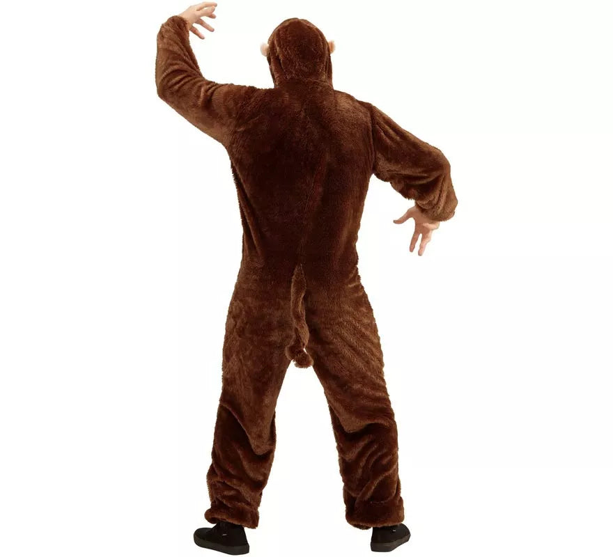 Disfraz de Mono de Peluche Suave para adulto