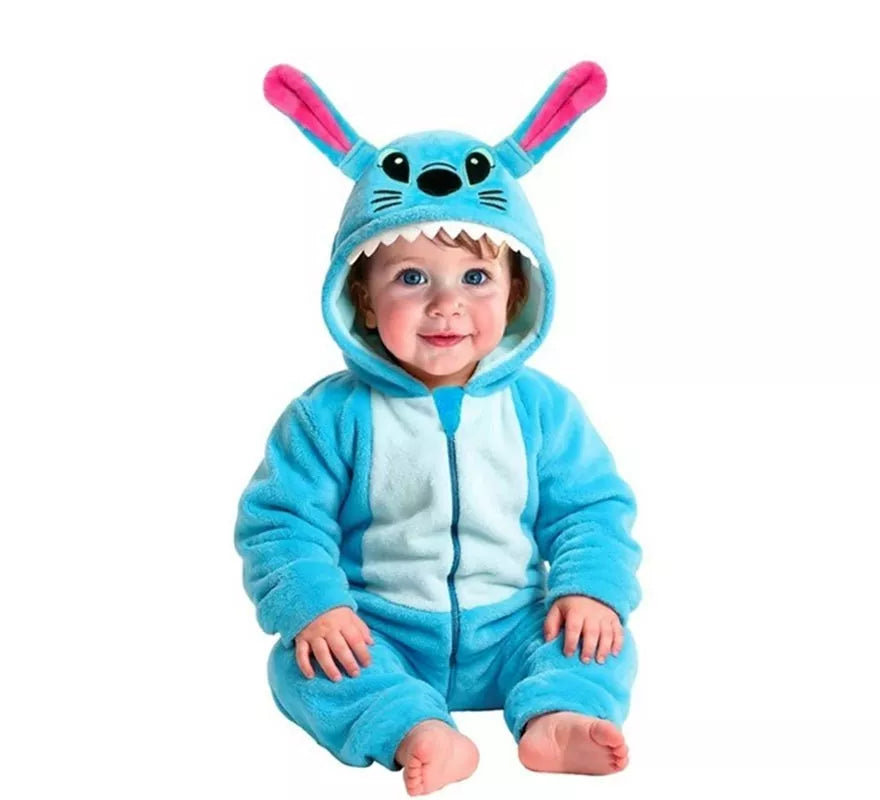Translation missing: de.Disfraz de Monstruito azul Suave para niños y bebé