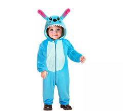 Hellblaues Monsterkostüm für Kinder und Babys