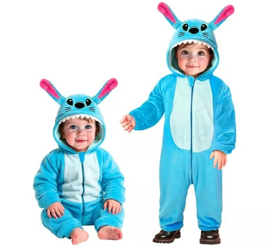 Translation missing: de.Disfraz de Monstruito azul Suave para niños y bebé