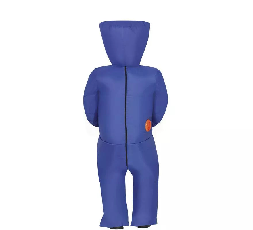 Disfraz de Monstruo de los Abrazos azul hinchable o inflable para niños