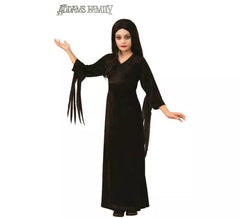Morticia aus The Addams Family Kostüm für Mädchen
