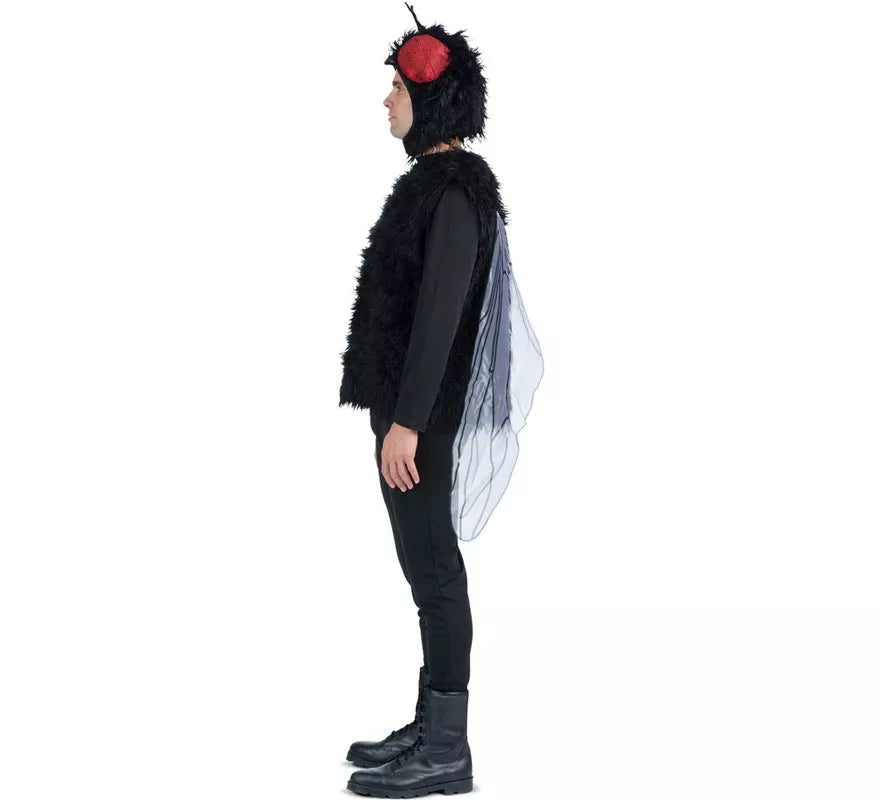 Translation missing: de.Disfraz de Mosca con gorro y alas para adulto