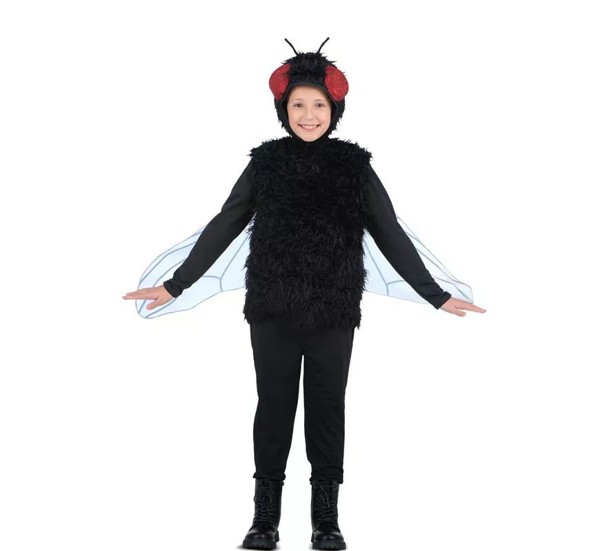 Translation missing: de.Disfraz de Mosca con gorro y alas para niños