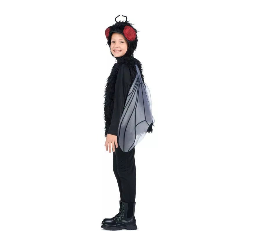 Translation missing: de.Disfraz de Mosca con gorro y alas para niños