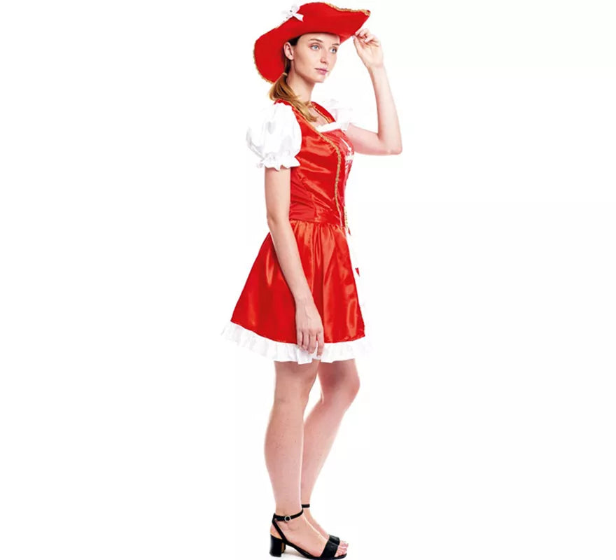 Translation missing: de.Disfraz de Mosquetera Roja en Vestido para mujer