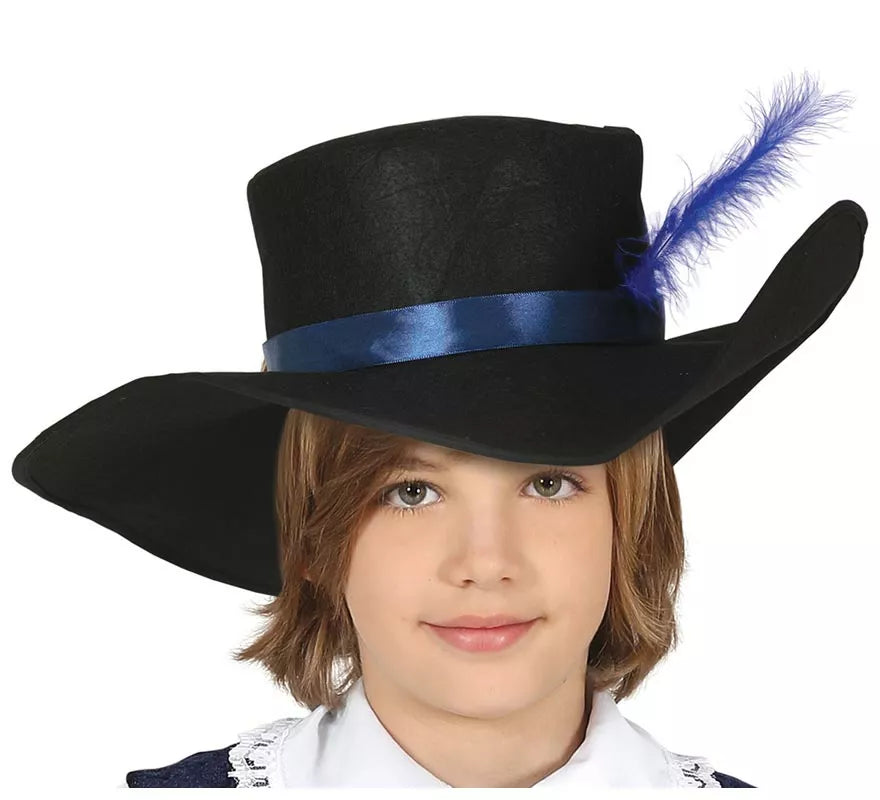 Translation missing: de.Disfraz de Mosquetero Azul Elegante para niño