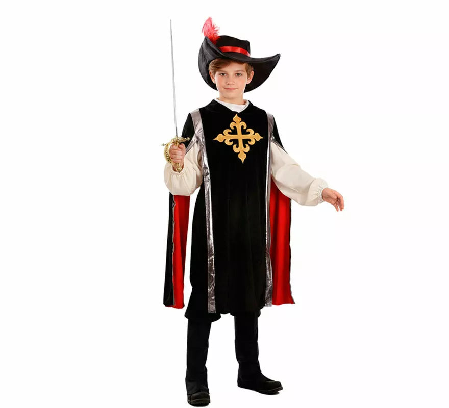 Translation missing: de.Disfraz de Mosquetero Elegante para niño