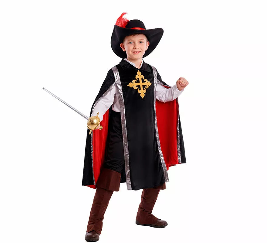 Translation missing: de.Disfraz de Mosquetero Elegante para niño