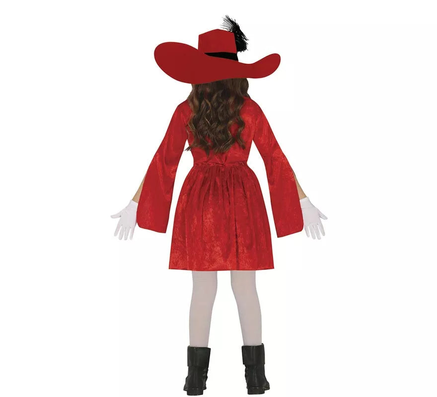 Translation missing: de.Disfraz de Mosquetero rojo para niños