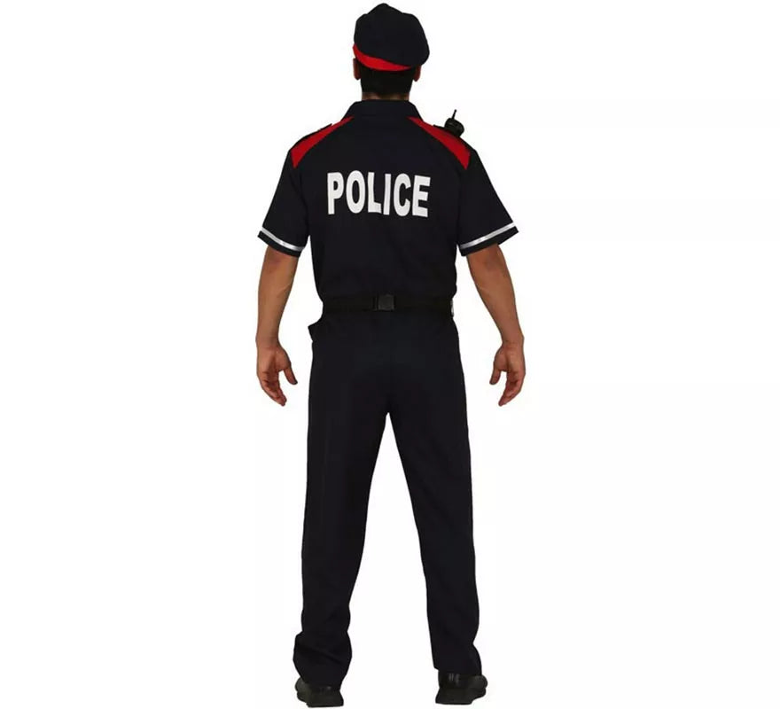 Translation missing: de.Disfraz de Mosso d'Esquadra para hombre