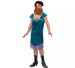 Bärtige Frau Kostüm für Herren