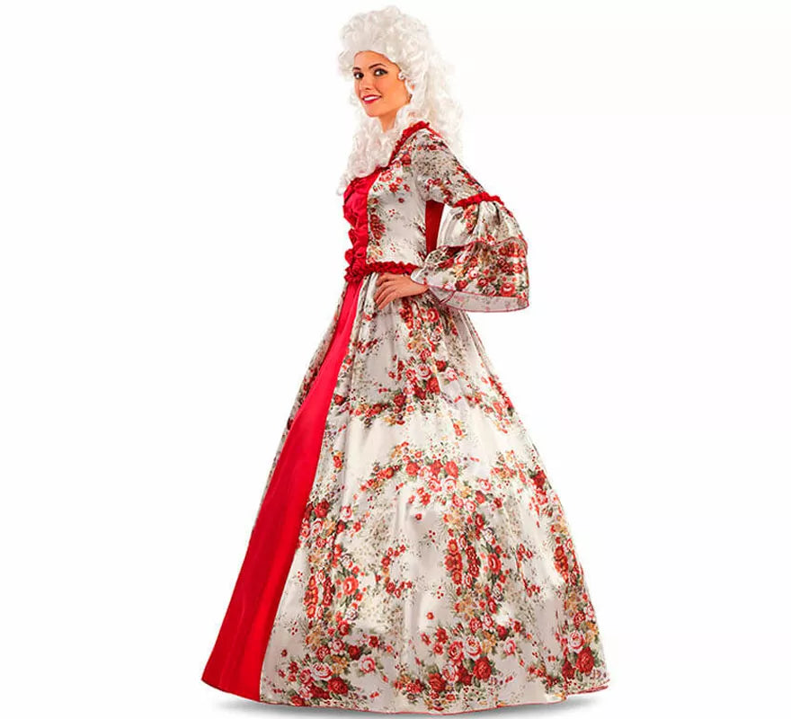 Translation missing: de.Disfraz de Mujer Colonial roja para mujer