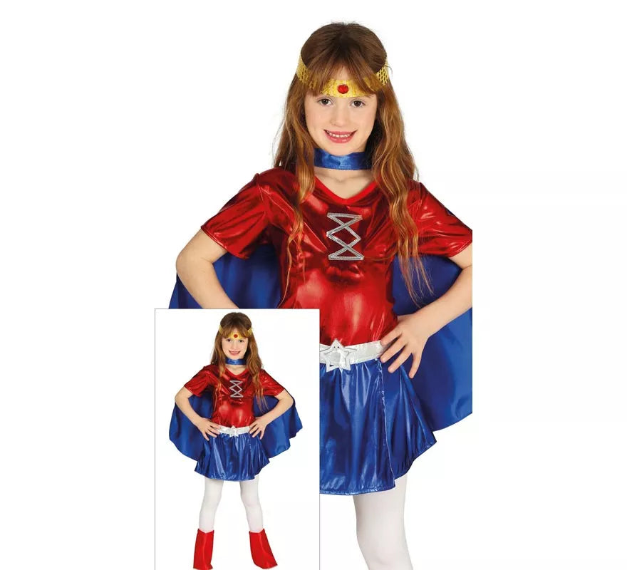 Translation missing: de.Disfraz de Mujer Maravilla para niña
