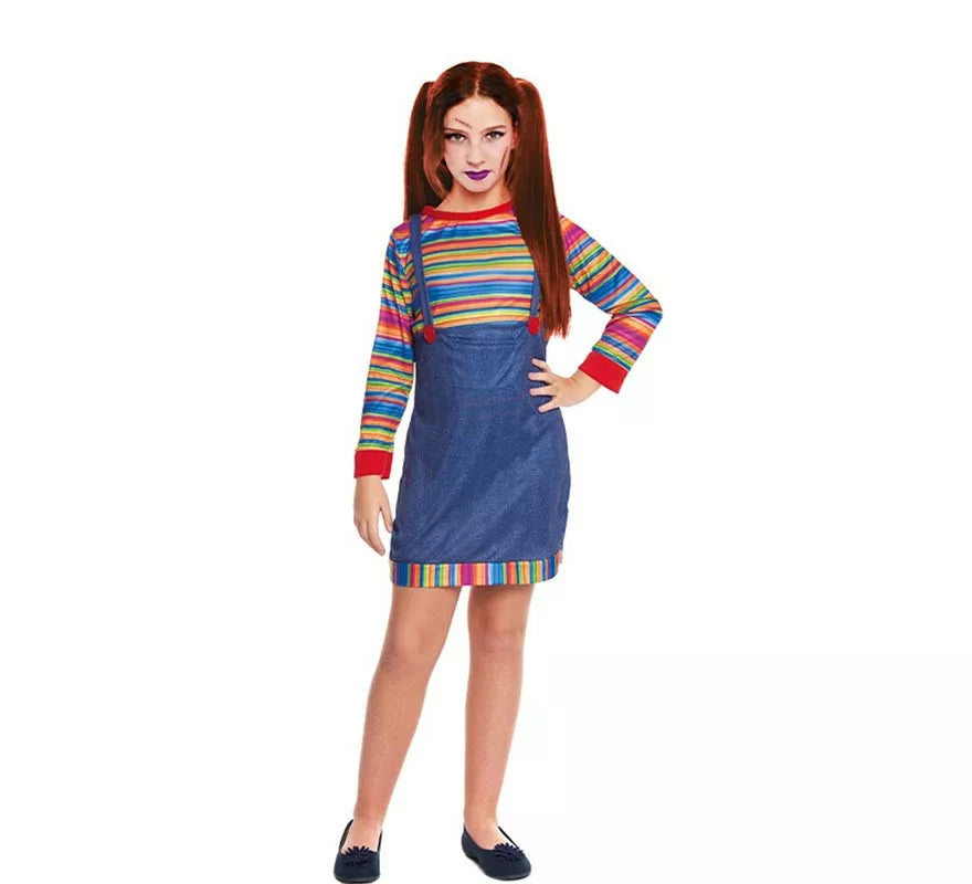 Translation missing: de.Disfraz de Muñeca Asesina para niña