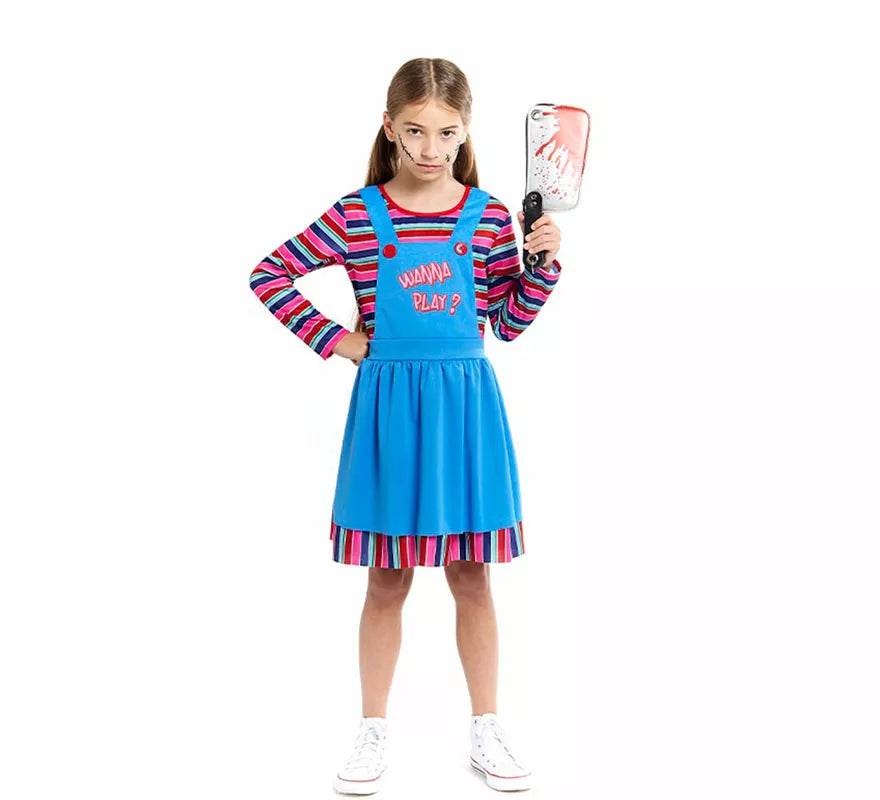 Translation missing: de.Disfraz de Muñeca Diabólica para niña