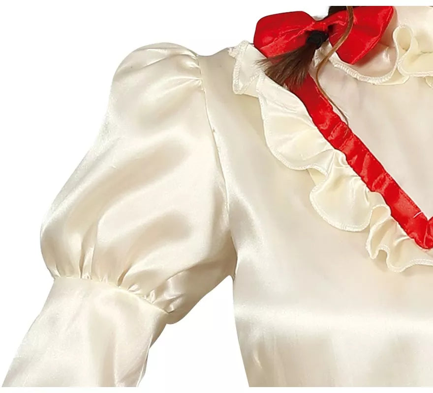 Translation missing: de.Disfraz de Muñeca Embrujada con lazos para adolescente