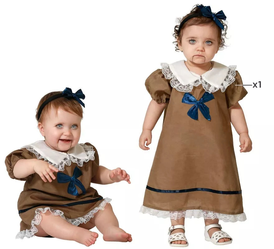 Translation missing: de.Disfraz de Muñeca Megan para niña y bebé