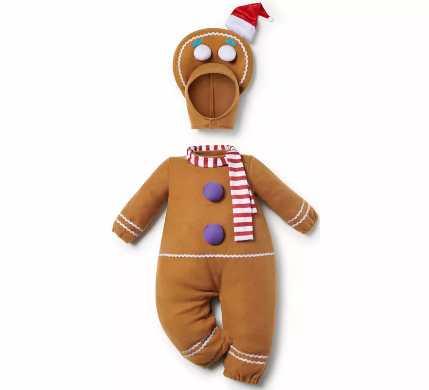 Translation missing: de.Disfraz de Muñeco de Galleta de Jengibre para bebé