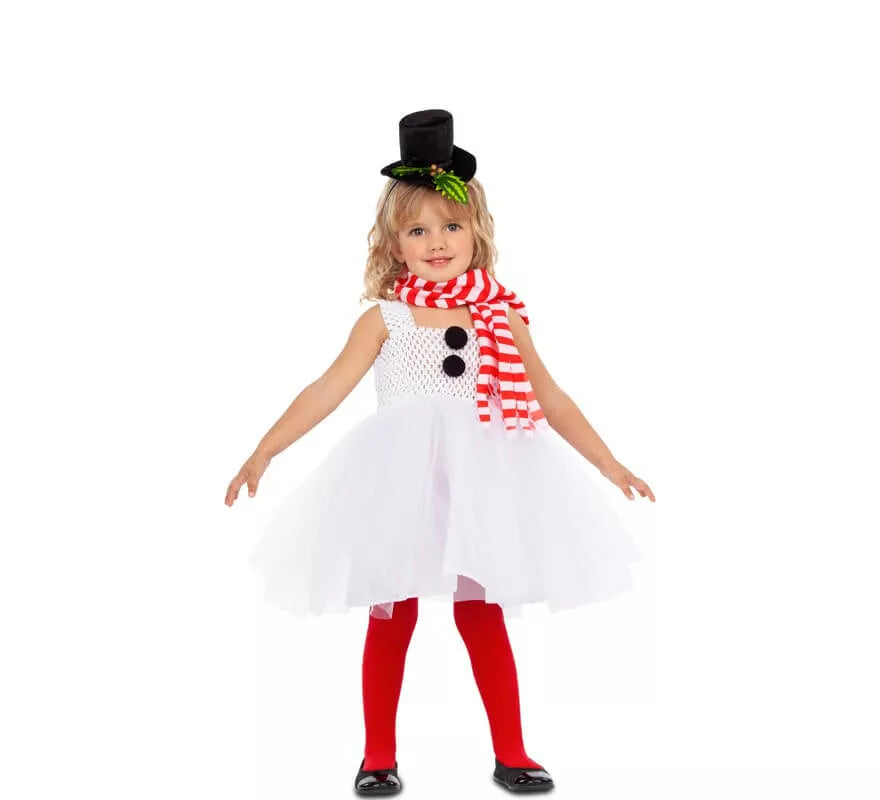 Translation missing: de.Disfraz de Muñeco de Nieve con Tutú para niña y bebé