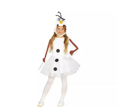 Fantasy Schneemann Kostüm mit Tutu für Mädchen