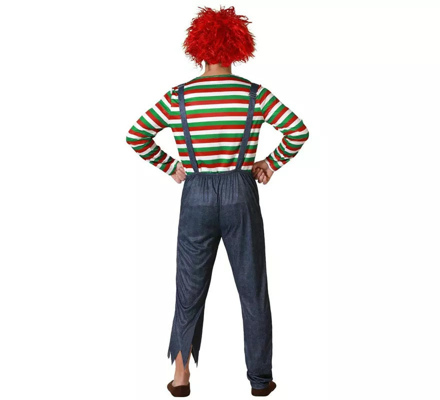 Translation missing: de.Disfraz de Muñeco Diabólico Multicolor para hombre